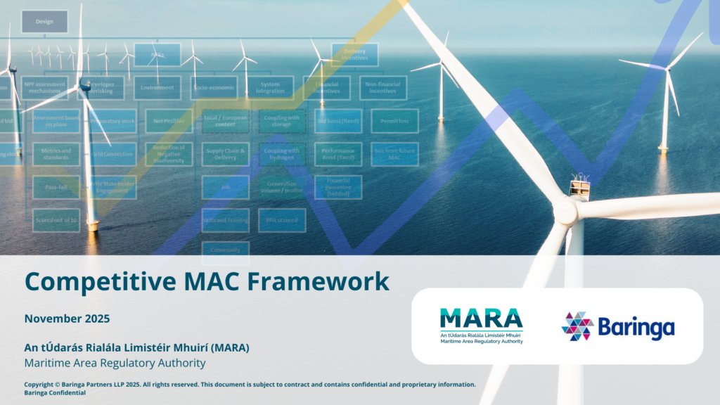 MARA publishes Competitive MAC Framework to support delivery of offshore renewable energy